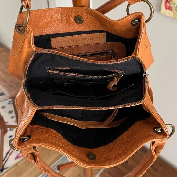 Wanderers Travel Co - Petite Toulouse in Tan Leather - Picture 8 of 15